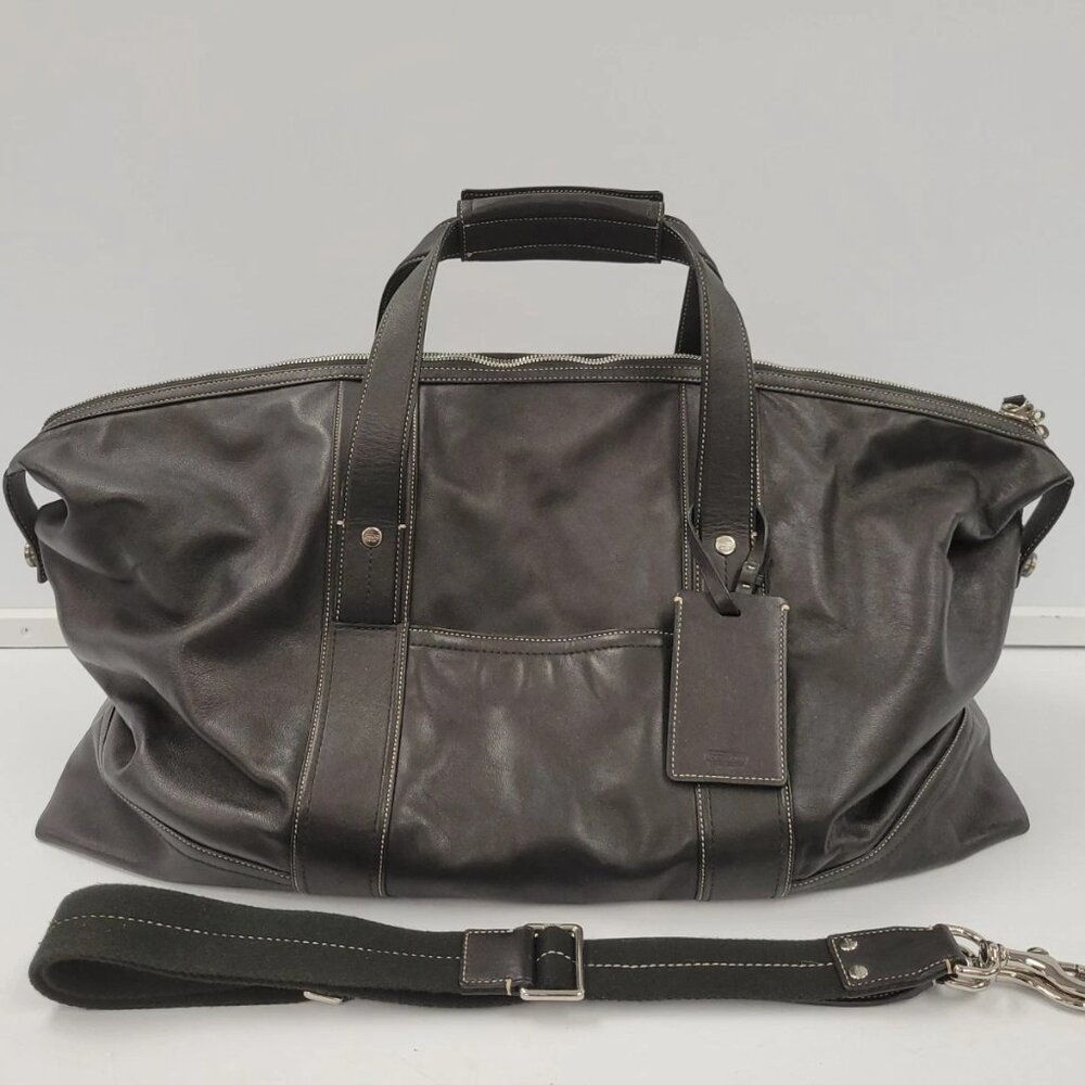 (67560-1) Coach Men's Large Black Bag